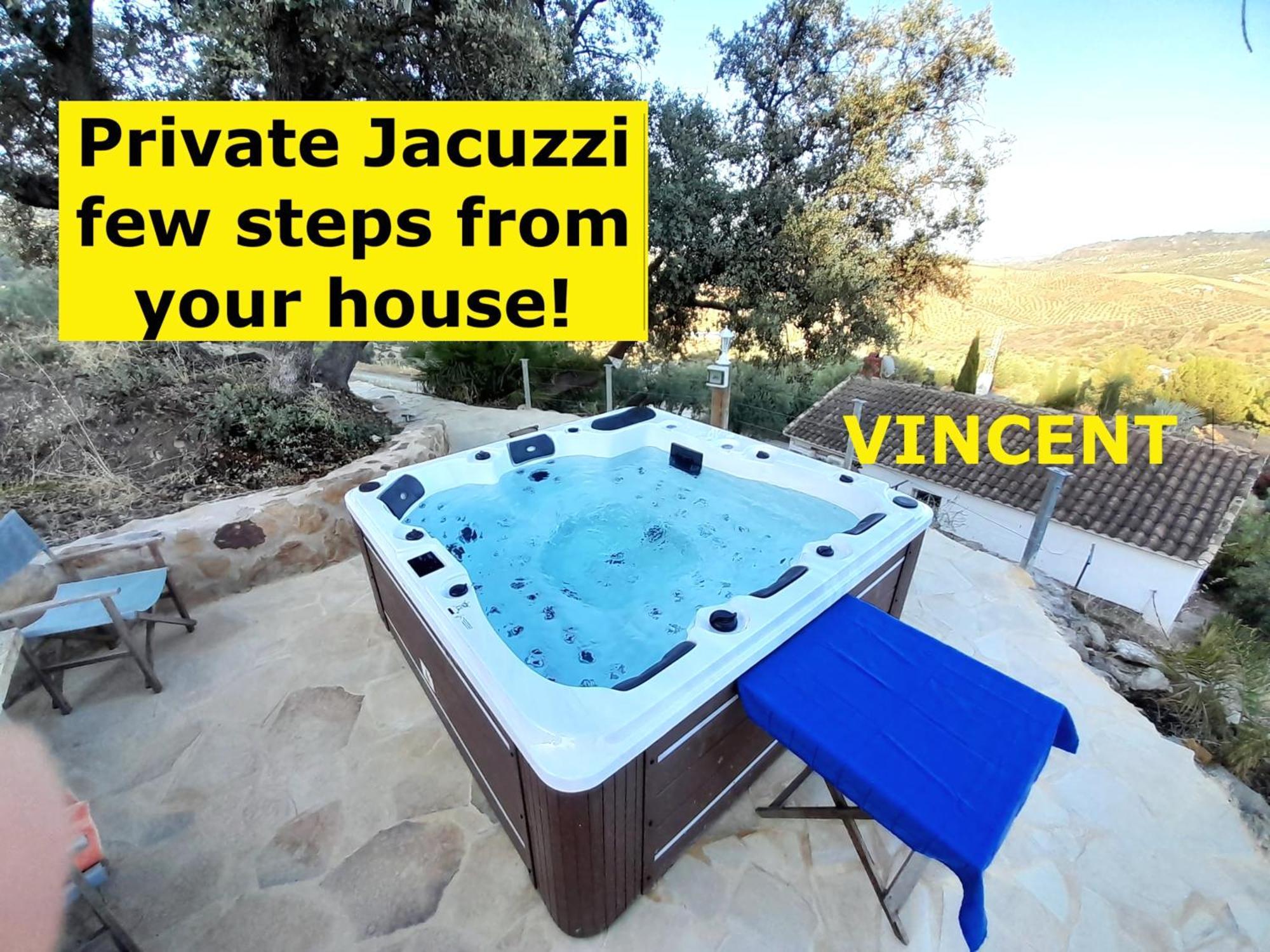 Rural Cottage, With Pool & Optional Private 6 Guests Jacuzzi Tolox Ngoại thất bức ảnh